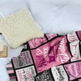 thumbnail image 7 of Yibo Sister Gift Idea Blanket Flannel Soft and Comfortable Anti-static Bed Sofa Blanket, 7 of 7