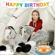 MaoGoLan 47 Giant Horse Stuffed Animal Large Stuffed Horse Plush Toy