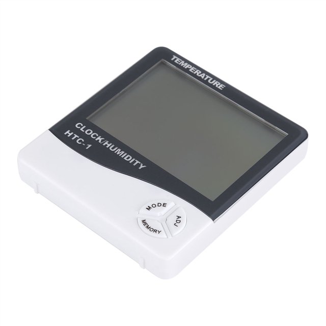 Medidor De Temperatura Interior, Termómetro Digital LCD Para Interiores Termómetro Digital Para Interiores, Termómetro Digital Higrómetro Termómetro Digital LCD, Para Hogar De ANGGREK IEJY01