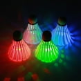 thumbnail image 2 of LINLIN LED Badminton, 4 Pack Badminton,Lighting Shuttlecock Glow in The Dark for Indoor Outdoor Sports Activities, 2 of 4