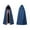 Blue, variant on SUNSIOM Halloween Hooded Cloaks, Medieval Tie-up Long Cape Cosplay Costume for Men Women