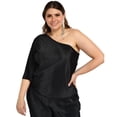 thumbnail image 2 of Conjunto plisado Roman Fashion/Tallas Extras, 0624 (Negro) negro 42 Roman Fashion SET-ELY-0624-NEGRO, 2 of 8