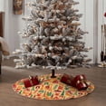 thumbnail image 4 of Sikiie Travel And Tourism Christmas Tree Skirt, Christmas Tree Decorations, Christmas Decor, Tree Mat Decoration(30-48IN)-48", 4 of 6