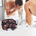 thumbnail image 5 of Goofa Ladybug Printed Toiletry Bag with Handle,Large Capacity Travel Makeup Cosmetic Bag for Women, Carry on Airport Airline Compliant Bag, 5 of 9