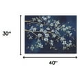 thumbnail image 5 of 24" x 18" Watercolor Midnight Bird Rendevouz Canvas Wall Art, 5 of 5