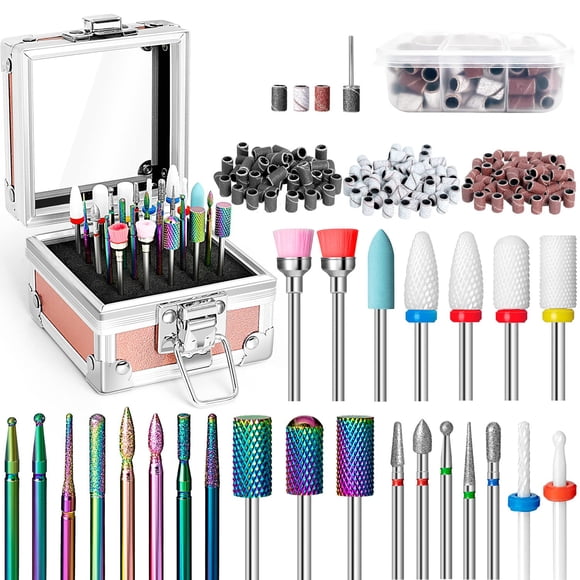 Juego de brocas para uñas Onism, 25 unidades, carburo de tungsteno, cerámica