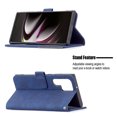 thumbnail image 4 of Compatible with Galaxy S22 Ultra Case with Card Holder Slots, Allytech PU Leather Scratch Free Flip Kickstand Magnetic Snap Credit Card Slots Wallet Case for Samsung S22 Ultra 6.8" 5G 2022, Blue, 4 of 5