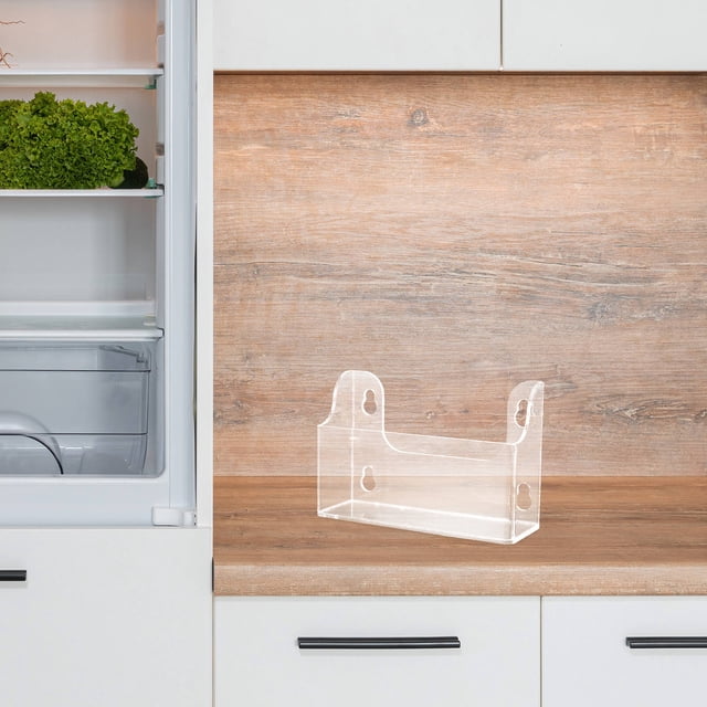 CATIEBYE Étagère de Rangement Réfrigérateur Transparente Acrylique pour Maisons Lot de 1
