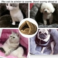 thumbnail image 3 of Pet Tent Cave Bed for Small Medium Puppies Kitty Dogs Cats Pets Sleeping Bag Thick Fleece Warm Soft Dog Bed Cuddler Burrow House Hole Igloo Nest Cozy Bed for Cat Puppy, 3 of 4