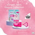 thumbnail image 2 of Blinger On The Go Mini Starter Kit - Happy (Pink) | 80 Rhinestones | Hair Styling Tool | Hair-Safe - Bling In Brush Out, 2 of 5