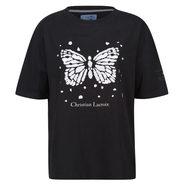 Regatta - Camiseta Christian Lacroix Bellegarde Estampado Selam para Mujer (Negro, Multicolor)