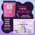 thumbnail image 4 of Scarlet by RedDrop First Period Kit for Girls 9–12, 36 Tween-Sized Pads with Wings in 4 Sizes, 5 Wipes, Carry Pouch, Puberty Guide & Bathroom Pass, 4 of 11