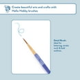 thumbnail image 5 of Hello Hobby 4pc Detail Brush Set w/ Soft Grip, 5 of 8