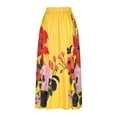 thumbnail image 5 of Njagoc3 Womens High-Waisted Vibrant Floral Print Maxi Skirt with Bold Patterns for Wedding Guests & Formal Parties, 5 of 5