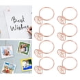 thumbnail image 4 of Cute Paper Clips, Anti Slip Sturdy Metal Fancy Paperclips 100Pcs  For School Gold,Rose Gold, 4 of 8