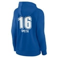 thumbnail image 3 of Women's Will Smith Royal Los Angeles Dodgers Fastball Player Name & Number Pullover Hoodie, 3 of 3