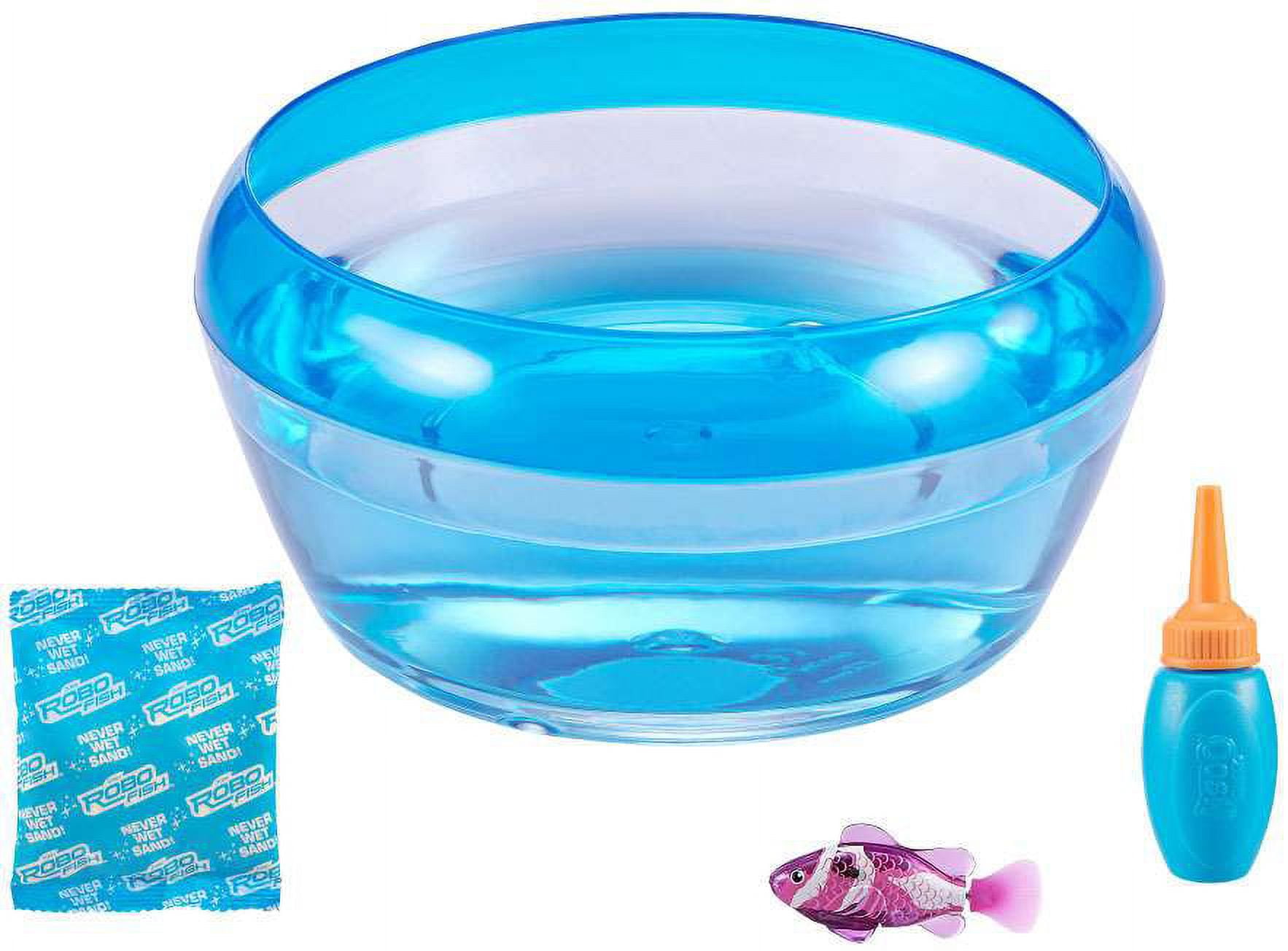 Robo Alive Robo Fish Swim'n Fish Bowl Playset (Purple)