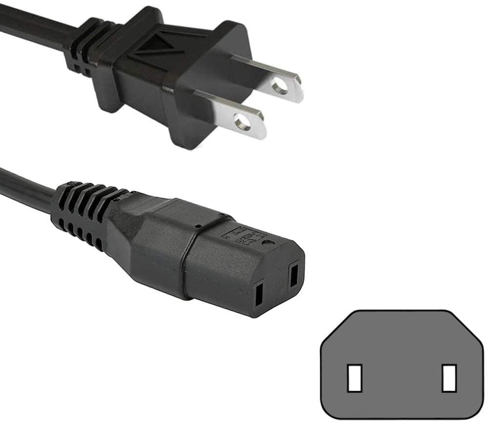 2-Prong AC Power Cord/Cable for Klipsch RW-12d Subwoofer 