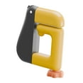 thumbnail image 1 of Gancho de mesa con forma de gancho para bolso para escritorio, mesa, plegable y resistente. Negro y amarillo, 1 of 9