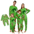 thumbnail image 1 of Christmas Family Matching Pajamas Green PJs Gift for Family Baby Kids Couple Adult Pajamas (Women, 3XL), 1 of 5