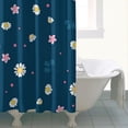 thumbnail image 4 of Waterproof Lovely Daisies Shower Curtain 72x72 Inch Boho Style Polyester Unique Shower Curtain for Bathroom Hotel Home Decor with 12 Plastic Hooks, 4 of 5