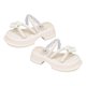 thumbnail image 2 of Sandalias de plataforma para mujer, sandalias informales de tacón alto con plataforma plana de verano para mujer con decoración floral para exteriores, 2 of 8