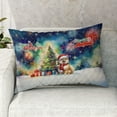 thumbnail image 2 of Merry Christmas and Happy New Year Santa Pomeranian Holiday Xmas Winter 2025 Quilt Pillowcase Pom Dog Lover Gifts Throw Pillow Cover Bed Home Decor - 00024, 2 of 5