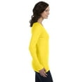 thumbnail image 3 of Anvil Women's Ringspun Sheer Long Sleeve T-Shirt, 3 of 3