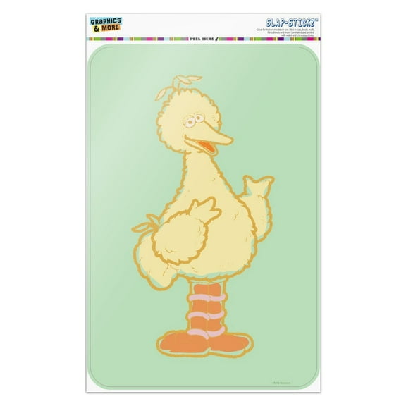 Sesame Street Big Bird Distressed Home Business Office Sign