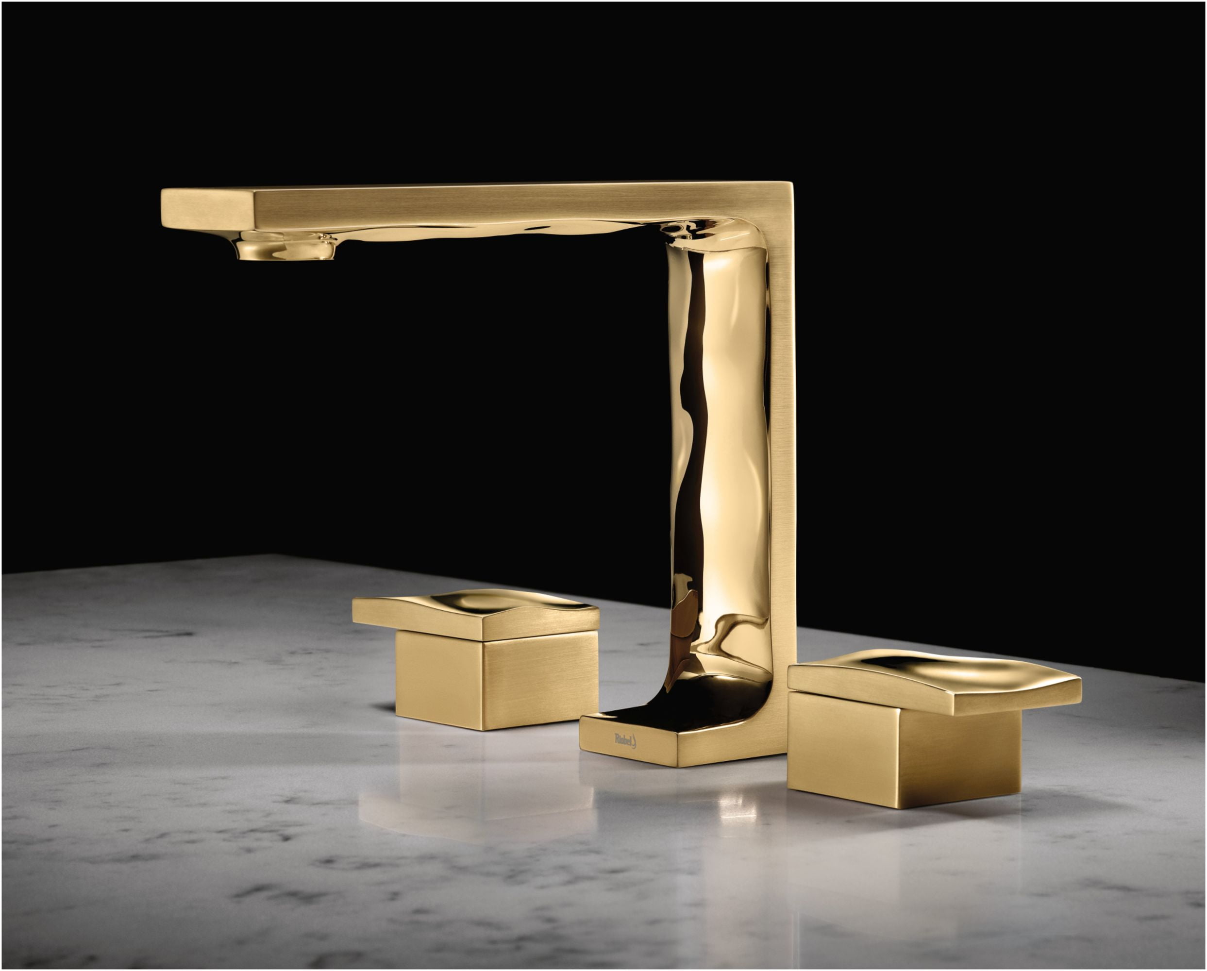 Riobel Rf08 Reflet 1.2 GPM Widespread Bathroom Faucet - Chrome