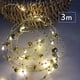 thumbnail image 1 of Cadena de luz Cadena de luz eléctrica Cadena de LED flexible de plástico con perla artificial, Perla dorada, 3 metros kenally HA002589-06, 1 of 6