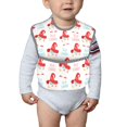 thumbnail image 6 of Hirioo Funny Gnomes for Baby Waterproof Pocket Bib Adjustable Closed for Babies Toddlers with Large Pocket 6-24Months, 6 of 8