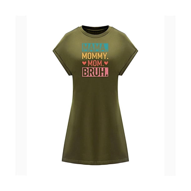 Vestido de verano para mujer, vestido de corte regular para mujer, para fiesta, salir a caminar M