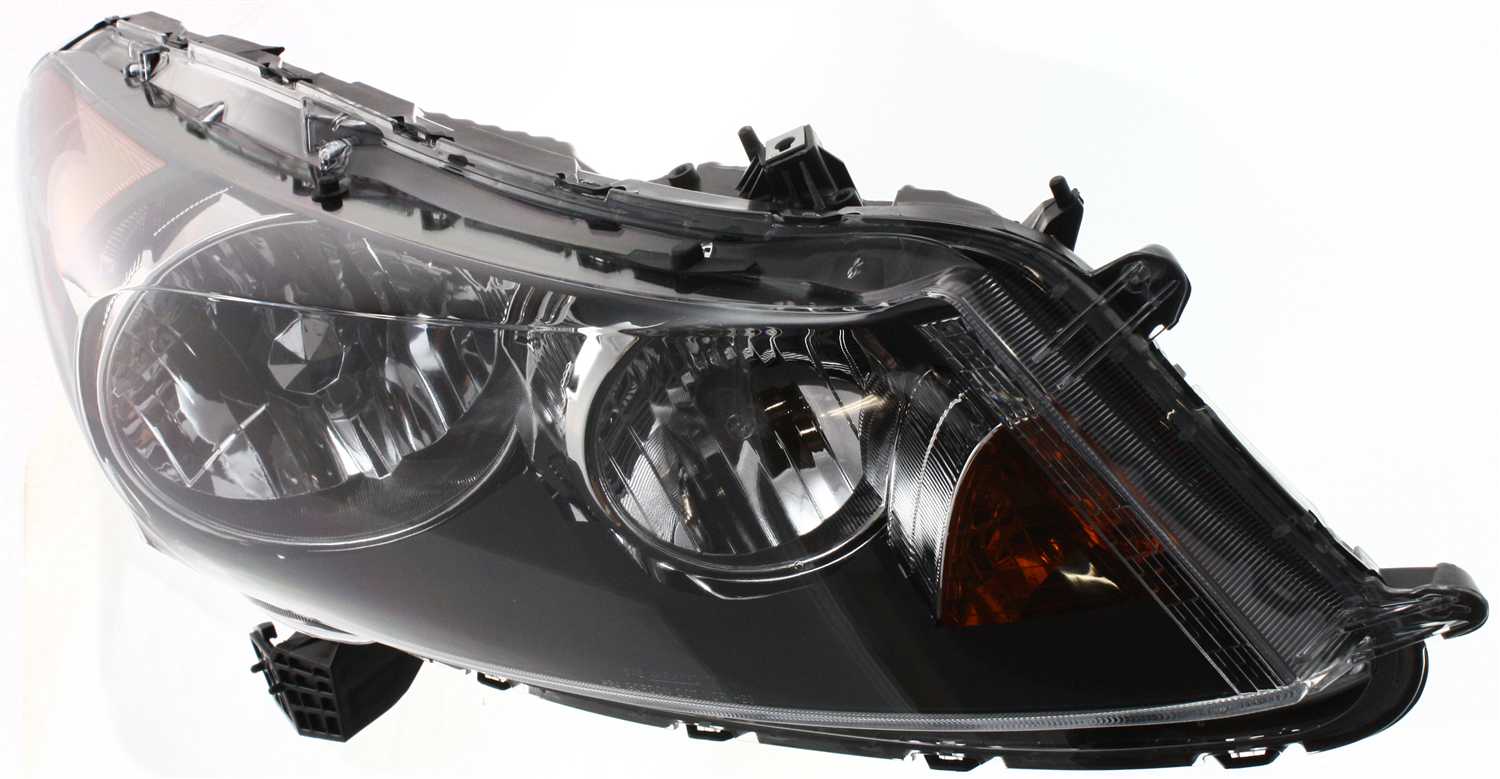 Headlight Compatible With 2008-2012 Honda Accord Right Passenger Halogen With bulb(s)