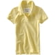 thumbnail image 1 of Aeropostale Womens Uniform A87 3 Button Polo Shirt, Amarillo, X-Large, 1 of 1