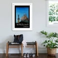 thumbnail image 3 of Art.com Retro Vintage Poster of Barcelona with Columbus Art Print by Markus Bleichner, White Frame Wall Art, 32" x 44", 3 of 5