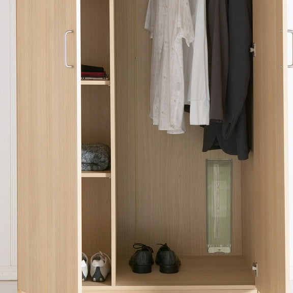 SEWCHICS 1Pack Wall Mount Drawer Organizer Plastic Storage Box for Bedroom Clothing Storage Green