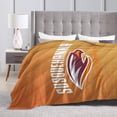 thumbnail image 4 of Susquehanna University Logo Fleece Blanket, Very Soft Microfiber Flannel Blanket for Couch Warm and Cozy for All Seasons, 4 of 6