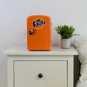 Coca-Cola Fanta 4L Cooler/Warmer 12V DC 110V AC Mini Fridge, Orange