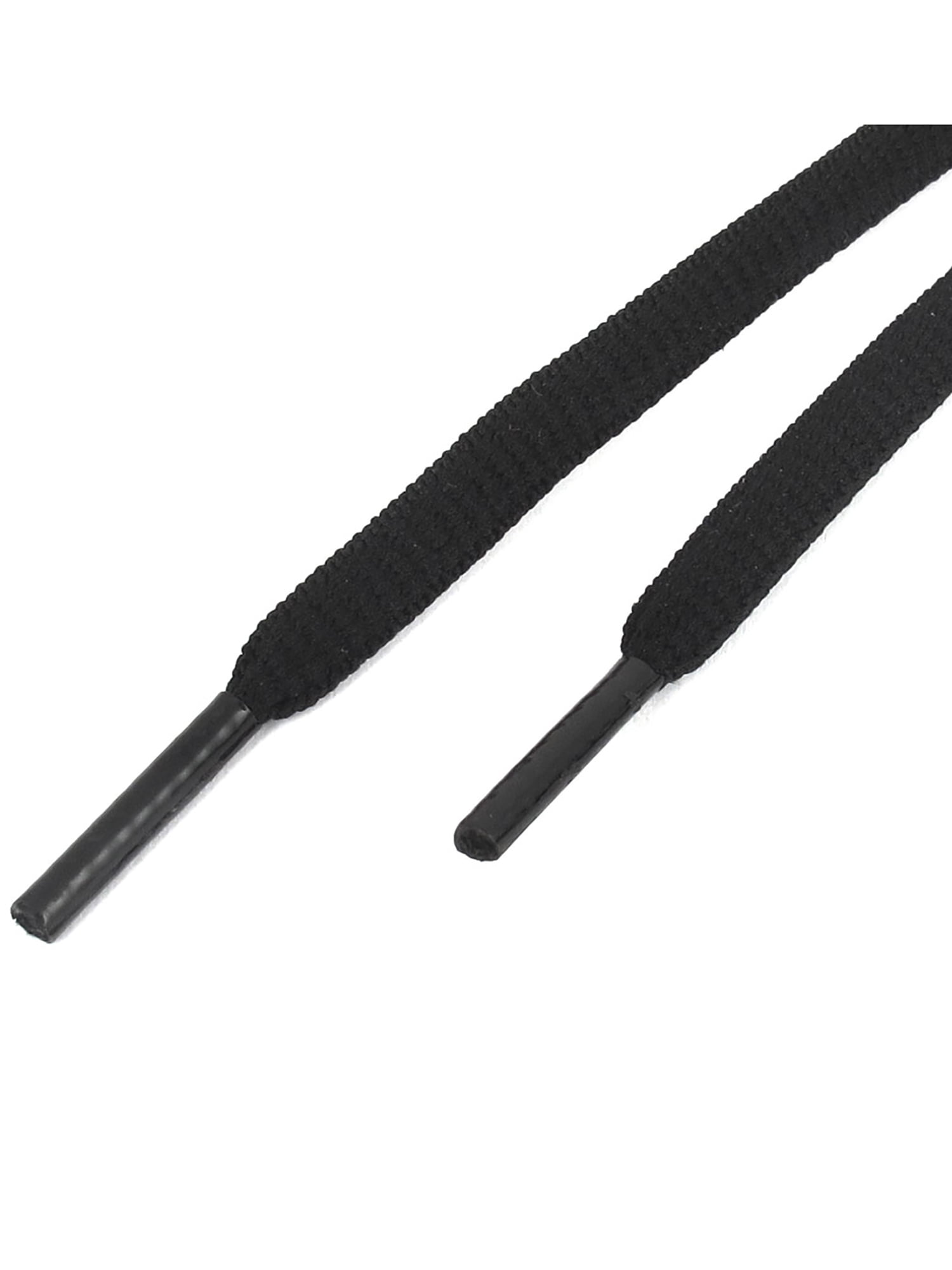 black cord shoelaces