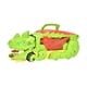 thumbnail image 2 of Camión de transporte de dinosaurios portátil transformable, juguete de dinosaurio para niños verde claro, 2 of 9