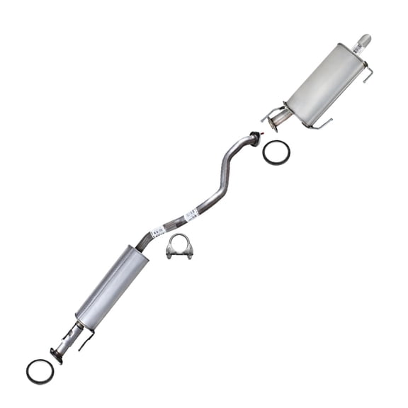 Northeastern Exhaust Resonator Pipe & Muffler Exhaust System Fits 2011-2017 Nissan Juke 1.6L - Direct Fit | Stainless Steel | Includes Gasket and Clamp