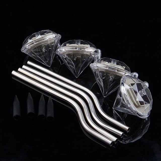 Nuevo 4 Uds. Exquisitas luces de diamante de energía Solar, lámparas de jardín para caminos