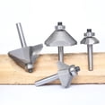 thumbnail image 3 of Juego de brocas Akylin, chaflán de 45 grados, 4 piezas, vástago de 1/4, 3 of 5