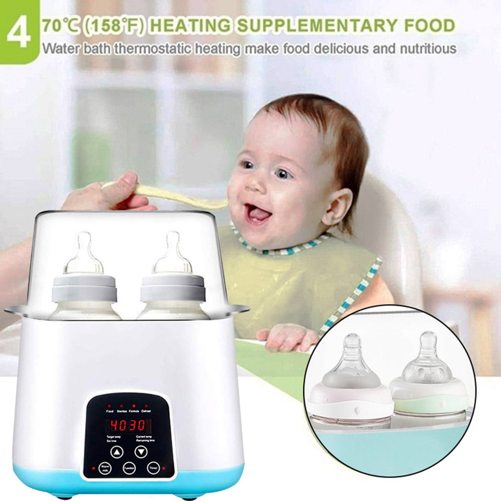 Bottle Warmer 8 in 1 Automatic Intelligent Thermostat Baby Bottle Warmers  Milk Bottle Disinfection Fast Warm Milk & Sterilizers