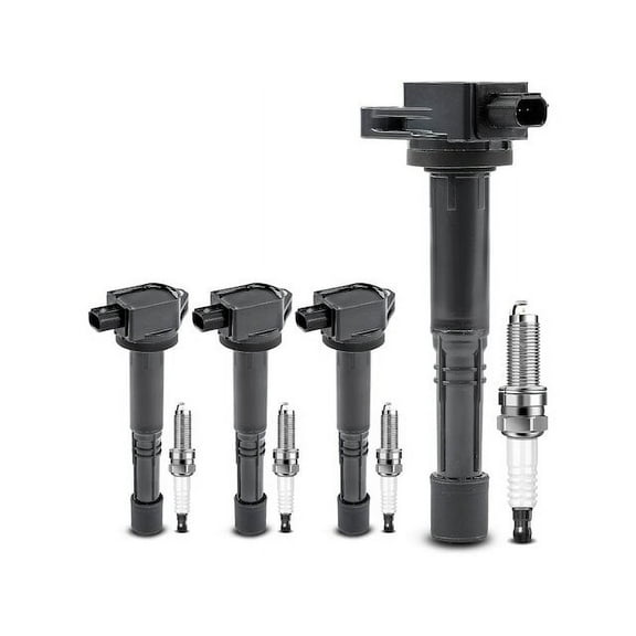 Ignition Coil and Spark Plug Kit 8 - Compatible with 2010 - 2014 Honda CR-V 2.4L 4-Cylinder 2011 2012 2013