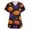 04-Dark Purple, variant on Nursing Uniforms Scrubs Sets For Women,Halloween Scrubs Plus Size Women'S Cute Printed Short Sleeve V-Neck Nurse Care Worker Uniform Scrub Top With Pocket,Beige,XXXL