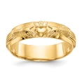 thumbnail image 1 of 14K Yellow Gold Mens Claddagh Ring, 1 of 2