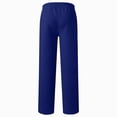 thumbnail image 4 of 15-16T Kids Boys Warm Wide Leg Sweatpants Adjustable Elastic Waist Baggy Open Leg Athletic Trousers with Pockets Solid Color Casual Pants Daily Wear Boys Winter Pants Size 5-12T,Blue, 4 of 5