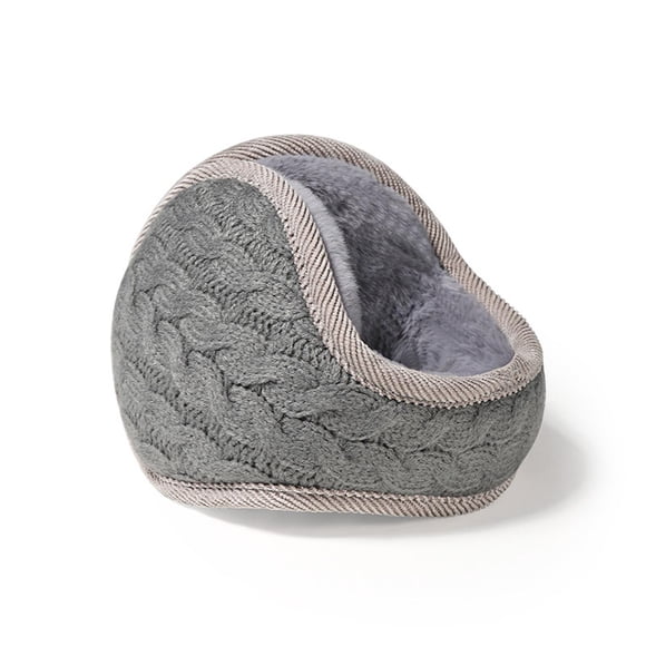TIELUTT Winter Can Be Folded After Wearing the Knitted Eight Figure Earmuffs Autumn And Winter Elastic Workout Bands for Men Foot While Sitting Portable Exercise Bike Workout Items Heating Pad for Han